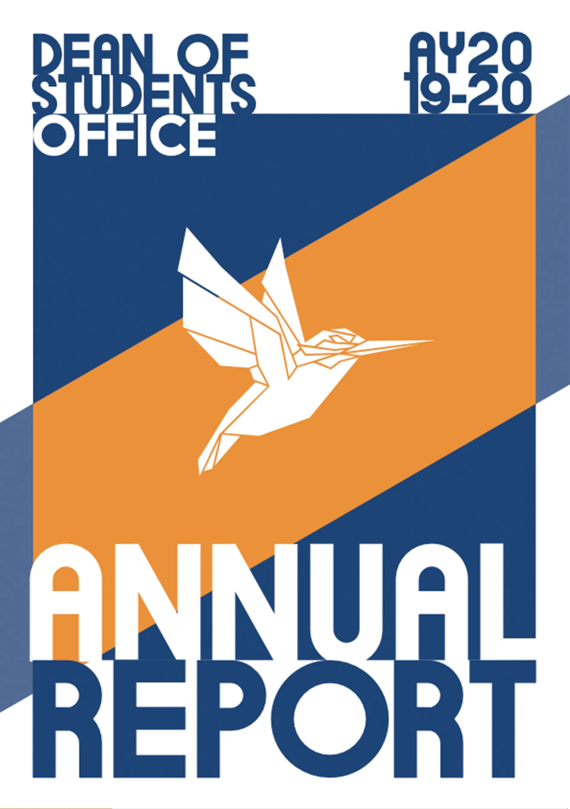 Booklet cover of an annual report by the Yale-NUS Dean of Students Office