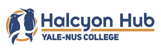 Logo design for Halcyon Hub, the student organisation portal at Yale-NUS College