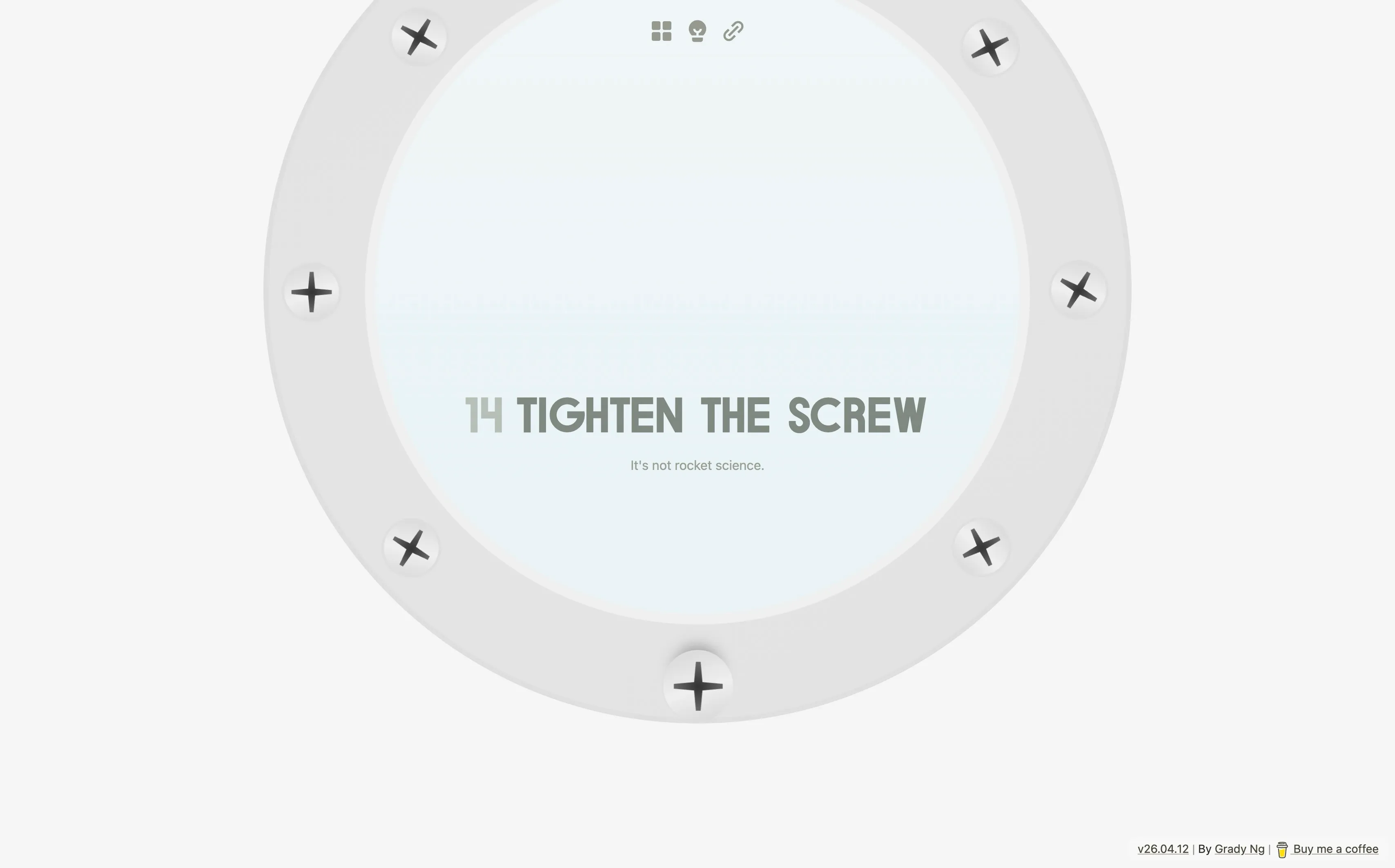 Level 14: Tight the Screw