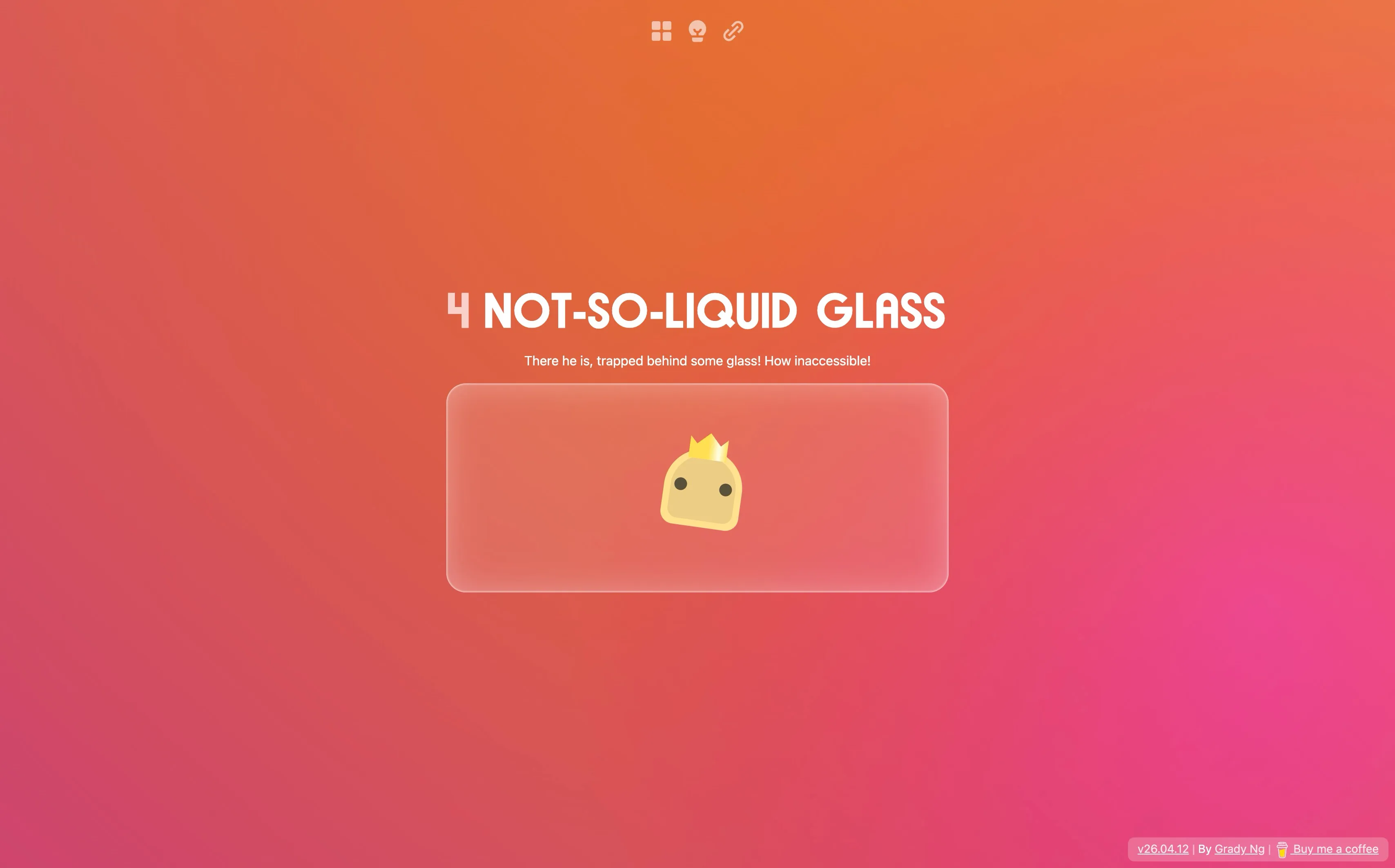 Level 4: Solid Glass